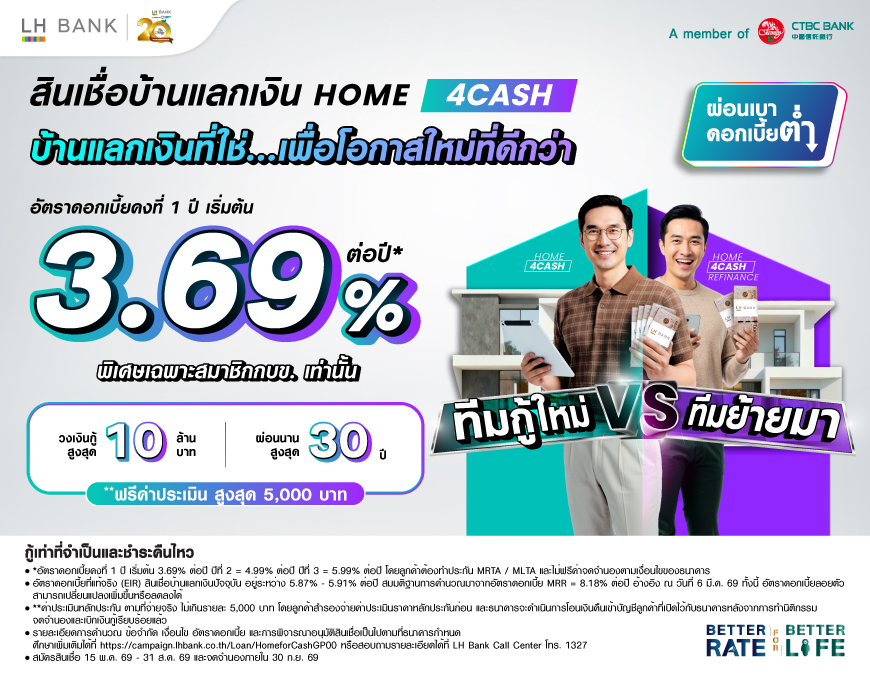 LH Bank Happy Home for Cash