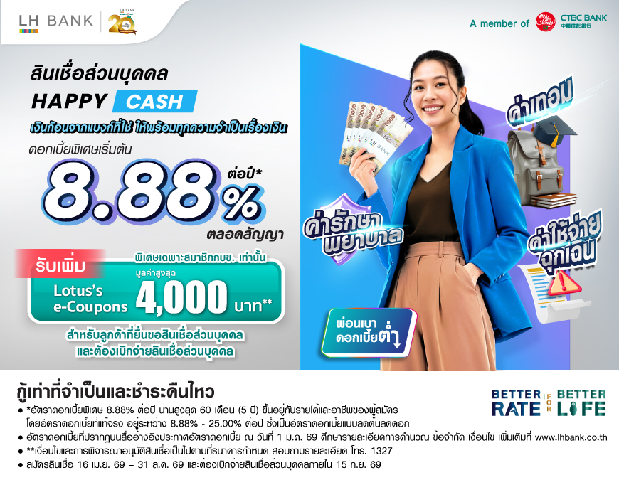LH Bank Personal Loan Happy Cash